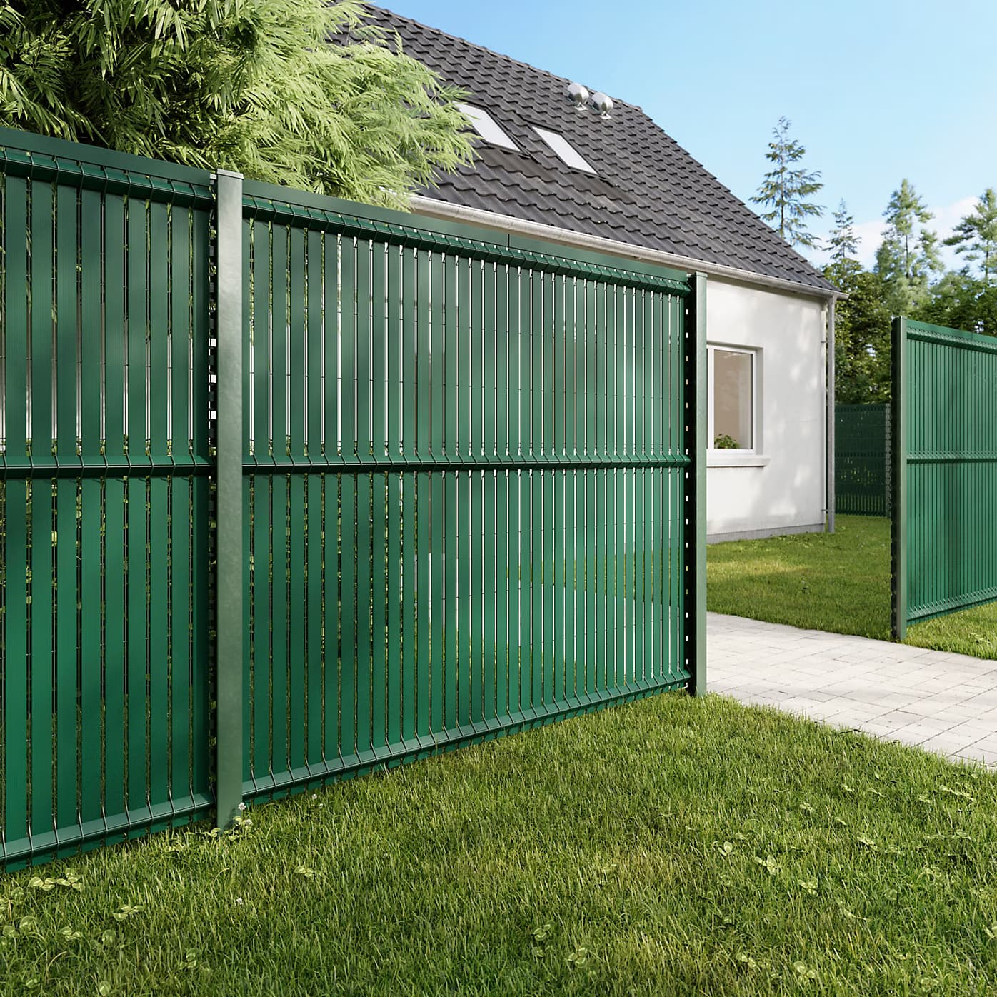 Clôture de jardin blooma Castorama — Populaire